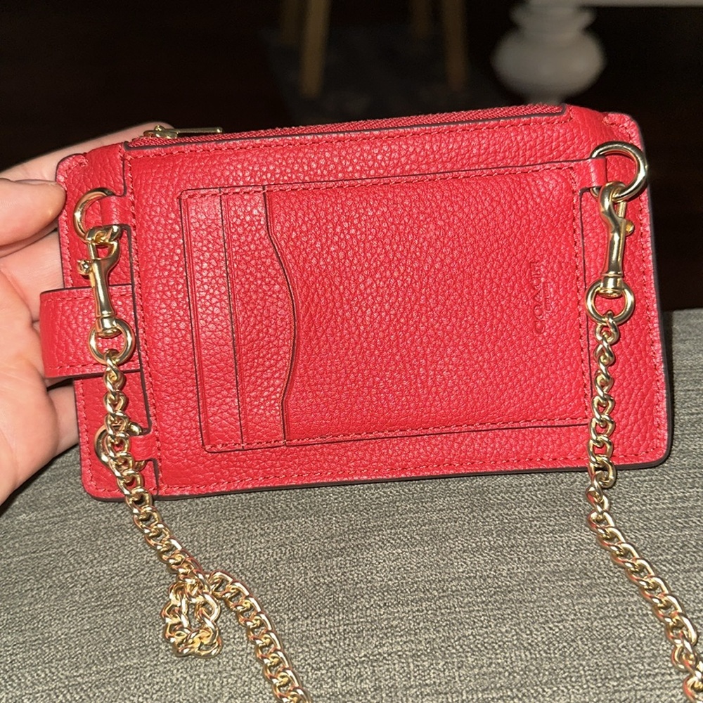 Coach Turnlock Chain Phone Crossbody - Picture 10 of 13